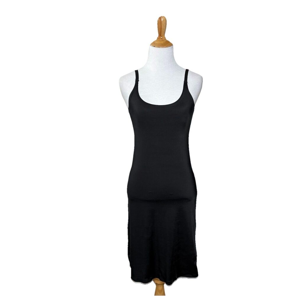 Metaphor Intimates Black Scoop Neck Pull Over Spaghetti 90s Y2K Cami Slip Sz M